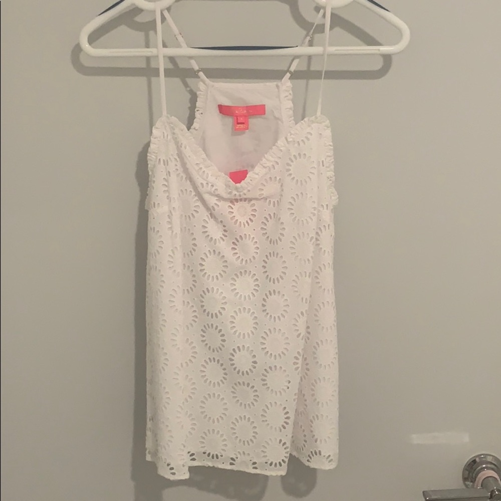 Lilly Pulitzer Ruffled Dusk Top
